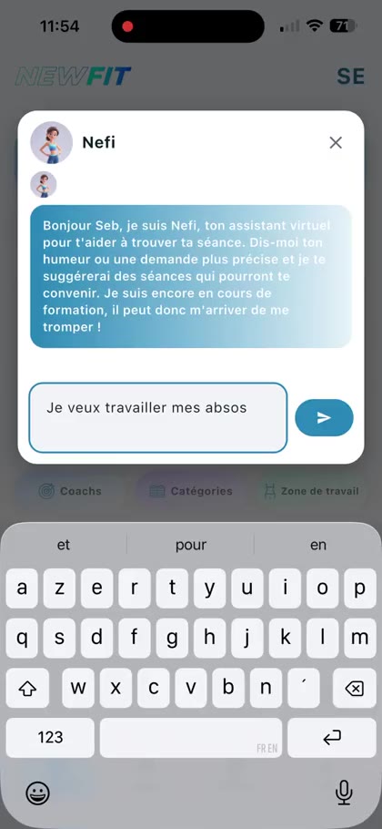 Aperçu 3 de l’application NewFit